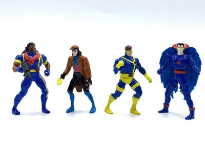 X-Men Steel Mutants Cyclops vs Mr. Sinister & Gambit vs Bishop Lote 1994 Toy Biz Foto 1 de 4