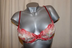 LISE CHARMEL Push Up BH FLORAISON CORAIL glam corail rot NEU - Bild 1 von 3