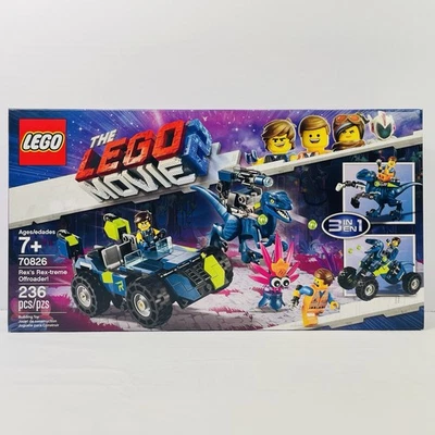 LEGO 70826 The LEGO Movie 2: Rex's Rex-treme Offroader! NEW Sealed - Box Damage - Image 1 of 4