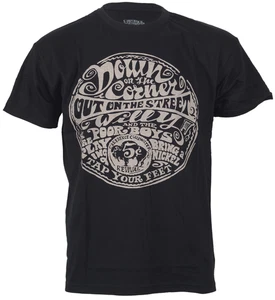 Creedence Clearwater Revival T Shirt Official Down On the Corner CCR Black New - Picture 1 of 6