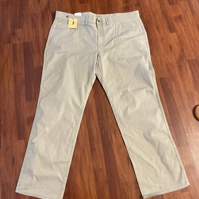 Calça cáqui cabeça de pato - Masculina tamanho 44 x 32 bege algodão - Nova com etiquetas! - Imagem 1 de 4