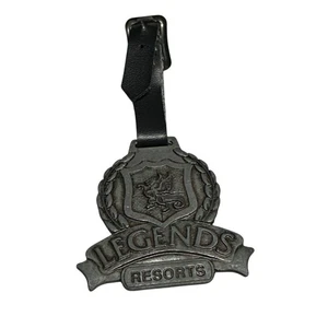 Legends Resorts Myrtle Beach Golftaschenanhänger - Metall mit Lederriemen - Bild 1 von 3