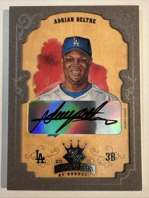 2004 Donruss Diamond Kings Adrian Beltre Crowning Moment Auto Silver #/10 #86 - Image 1 of 2