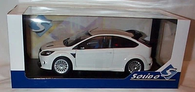 SOLIDO 1/18 FORD FOCUS RS MK2 - FROZEN WHITE METALLIC 2009 1813102 New Boxed - Image 1 of 4