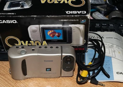 Rare Casio QV-10A Digital Camera from 1996 boxed! - Bild 1 von 4