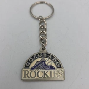 Vintage Colorado Rockies Authentic MLB Pewter Key Chain 1992  - Picture 1 of 5