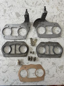 WEBER IDF CARB/CARBURETTOR linkage mounting brackets Aluminum - Picture 1 of 13