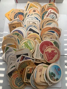 HUGE Vintage Lot Of 180+ German Beer Coasters! - Picture 1 of 5
