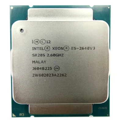 Intel Xeon E5-2640 V3 CPU 8-Core 2.6GHz SR205 20MB 90W LGA 2011-3 Processor 16 T - Image 1 of 4