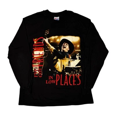 Camiseta De Colección 1996 Garth Brooks Ive Got Friends In Low Place Manga Larga Para Hombres LG Foto 1 de 4