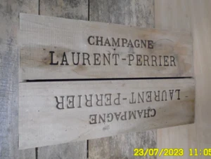 LBC C2 CHAMPAGNER LAURENT PERRIER BOX HOLZKISTE FÜR 2 FLASCHEN VINTAGE - Bild 1 von 8