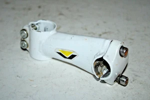 White 1 1/8" Threadless Stem 100mm 7º Rise 25.4mm Road MTB Hybrid USA Shipping!! - Picture 1 of 9