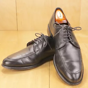 Allen Edmonds LaSalle schwarze Schuhe mit geteilter Zehenpartie Blucher 7,5D hergestellt in den USA KS01 - Bild 1 von 11