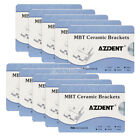AZDENT Dental Orthodontic Ceramic Brackets 5*5 MBT .022 345 Mesh Base Braces