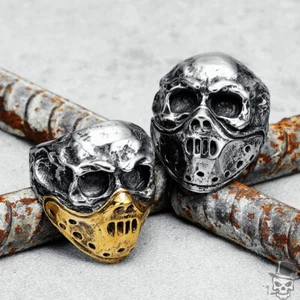 Sculpt Rings™ Mask Killer Punk Ring in Stainless Steel – US-Size 7-13 - Picture 1 of 16
