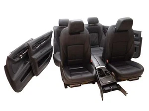 BMW 7er F02 Lederausstattung Sportsitze RHD Seats Leder Leather DAKOTA SCHWARZ - Bild 1 von 13