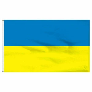 UKRAINE Flag - Measures 3' x 5' - Blue & Yellow (no emblem) - with Grommets - Picture 1 of 1