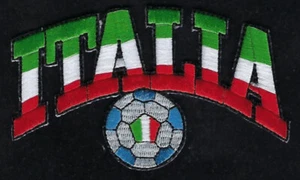 FUTBOL SOCCER ITALIAN HAT PATCH US ITALIA FLAG ITALY PIN UP FIFA WORLD CUP CAP - Picture 1 of 12