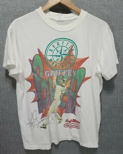 Nintendo KEN GRIFFEY JR. POWER Promo Shirt Large Cotton Malibu    B40 - Picture 1 of 11