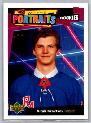 2020 Upper Deck Vitali Kravtsov #P-83 Rookie Portraits New York Rangers - Image 1 of 2