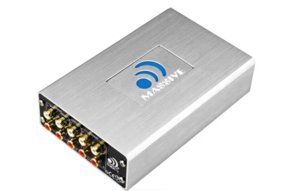 PROCESADOR DE SEÑAL DIGITAL MASSIVE AUDIO DSP-1 CON AMPLIFICADOR DE 4 CANALES INCORPORADO AMPLIFICADOR Foto 1 de 4