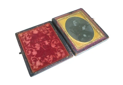 Foto antigua ferrotipo siglo XIX daguerrotipo Foto 1 de 4