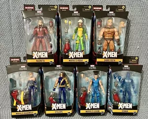 MARVEL LEGENDS X-MEN 7 FIGURES + 1 COLOSSUS BAF SABER TOOTH ROGUE MAGNETO ICEMAN - Picture 1 of 1