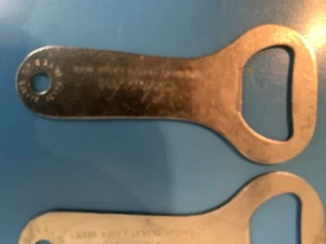 Vintage Schaefer Advertising Double Sided Beer Bottle Opener 4 - Picture 1 of 4