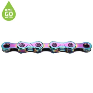 KMC X11 Waxed Road Chain - 11 Speed  - 118L - Aurora Blue - Picture 1 of 1