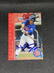 Mike Fontenot Iowa Cubs signiertes Autogramm 2005 MultiAd Sportkarte #12 ~ Echtheitszertifikat - Bild 1 von 3