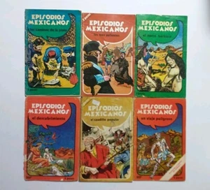 EPISODIOS MEXICANOS, educational Historic Comic 1981 Lot of 6 - Picture 1 of 8