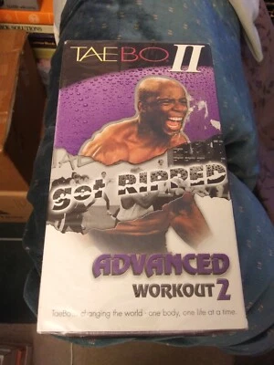 Tae Bo II - Get Ripped - Advanced Workout 2 VHS exercise body toning shaping NEW - Image 1 of 3