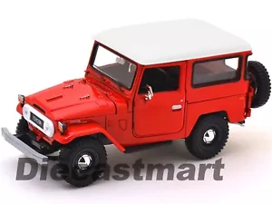 TOYOTA FJ40 FJ 40 LAND CRUISER ROJO 1:24 COCHE MODELO DIECAST DE MOTORMAX 79323 - Imagen 1 de 8