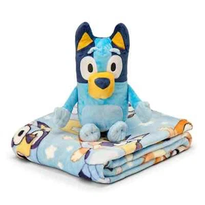 Bluey Kids 11" Tall Hugger with 50" x 60" Throw Blanket Set-W27393058342 - Picture 1 of 4