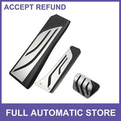 Juego de TRES cubiertas de pedal de freno y pedal de acelerador personalizadas para BMW Serie 1 2 3 4 Foto 1 de 4