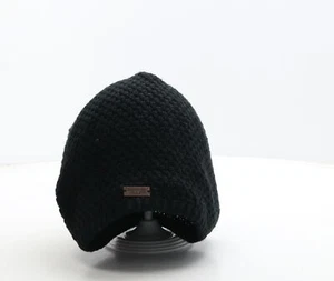 NEXT Girls Black Acrylic Beanie One Size - Picture 1 of 10