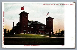Postcard Student Conference People Auditorium East Northfield MA c1905 UDB - Picture 1 of 2