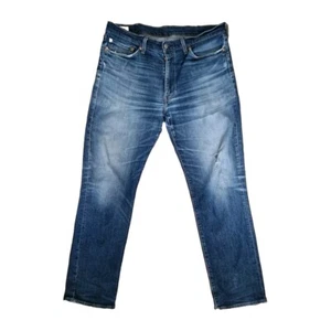 Levi's 514 Big E Men's Blue Denim Classic Straight Jeans W38 L32 - Picture 1 of 10