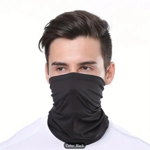 Neck Gaiter Windproof Bandana Balaclava Motorcycle Face Mask Cover Scarf Snood - Picture 1 of 6