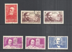 FRANCE SCOTT B86 - B89A USED SHORT SET - 1939/40 SEMI-POSTAL ISSUE - Picture 1 of 2