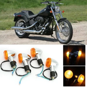 4pcs Motorcycle Turn Signals For Honda Nighthawk 250 450 650 750 NEW - Picture 1 of 12