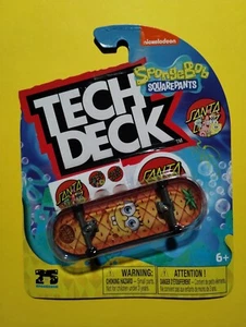 Tech Deck - Bob Esponja Pantalones Cuadrados Santa Cruz Diapasón Monopatín - Imagen 1 de 3
