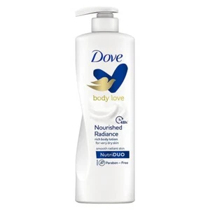 Dove Body Love Nourished Radiance Lotion for Very Dry Skin, 48Hr Moisture - Picture 1 of 3