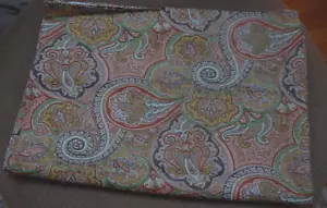 EUC WAVERLY RECTANGULAR 100% POLYESTER MULTICOLOR PAISLEY TABLECLOTH 70 X 52 - Picture 1 of 5