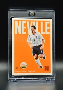 2017 Panini Nobility Orange /75 Gary Neville #67 England Manchester United - Picture 1 of 4