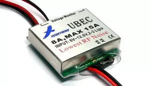 HOBBYWING RC Model 5V 6V / 8A Max 15A Low Noise UBEC BEC AC868 - Picture 1 of 3