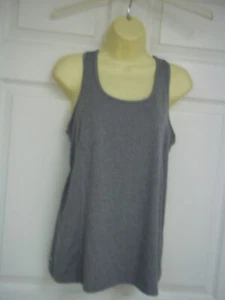 Camicia atletica Danskin Now semi aderente top grigio racer schiena media - Foto 1 di 5