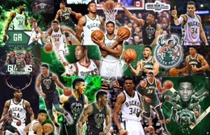 "GREEK FREAK" GIANNIS ANTETOKOUNMPO Collage Poster - Picture 1 of 3