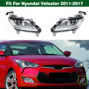New Pair Front Bumper Fog Light Driving Spot Lamp For Hyundai Veloster 2011-2017 - Picture 1 of 10
