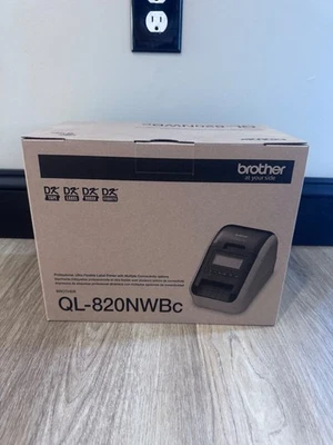 Brother QL-820NWBC Desktop Printer Label Print - Image 1 of 3